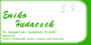 eniko hudacsek business card